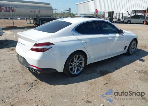2022 Genesis G70 2.0T Rwd from USA, damaged, VIN KMTG34TA6NU095862